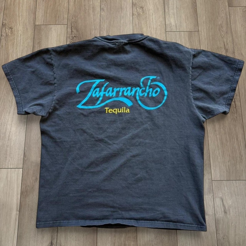 Hanes Beefy-T Zafarrancho Tequila T-shirt Size Large